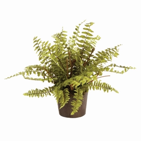 12" Faux Boston Fern Drop-In home display ornament