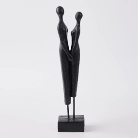 12"H Couple Figure interior room decor