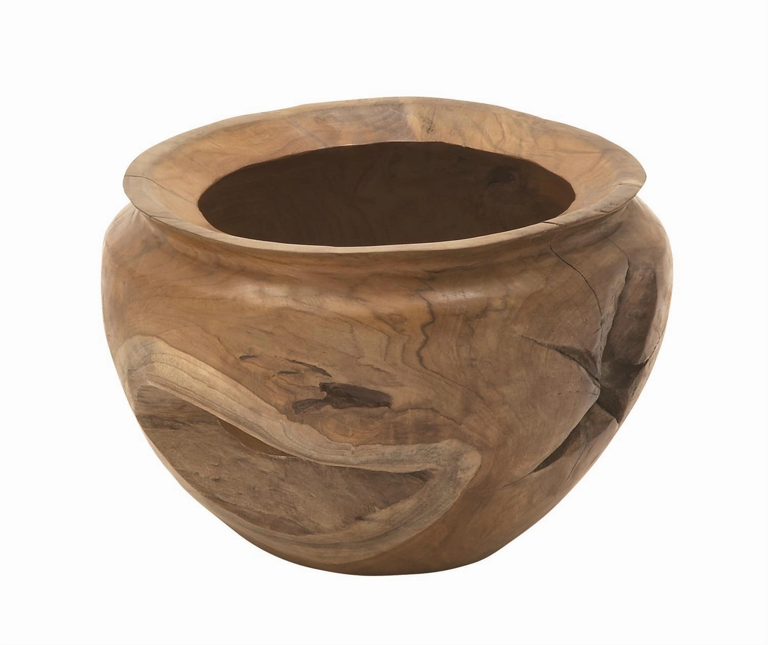 13" x 9" Teak Bowl interior room decor