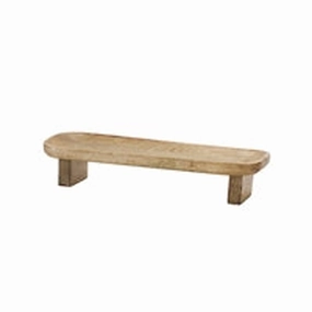 14"L x 5.25"W x 2.75"H Wood Tray (Small) interior room decor