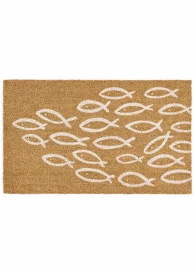 18x30 Doormat Fishes modern fashion carpet