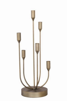 19.5"H X 7"DIA Metal Taper Candle Holder interior room decor