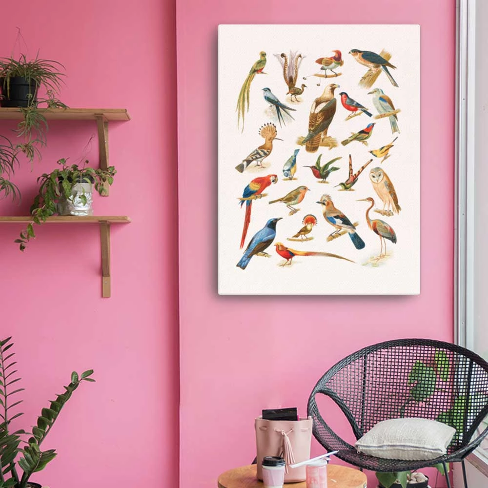 22 Birds - Canvas