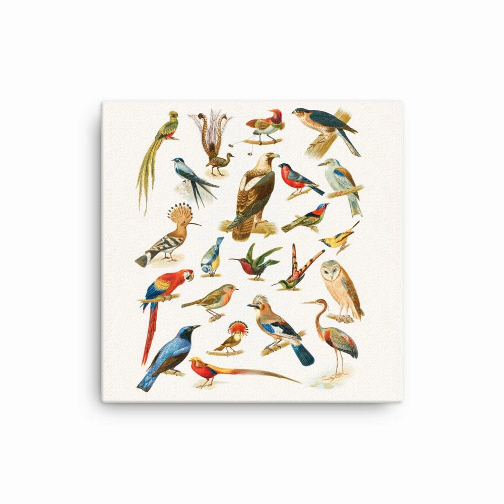 22 Birds - Canvas