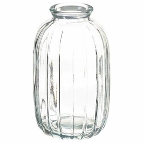 4.5" Clear Glass Vase interior room decor
