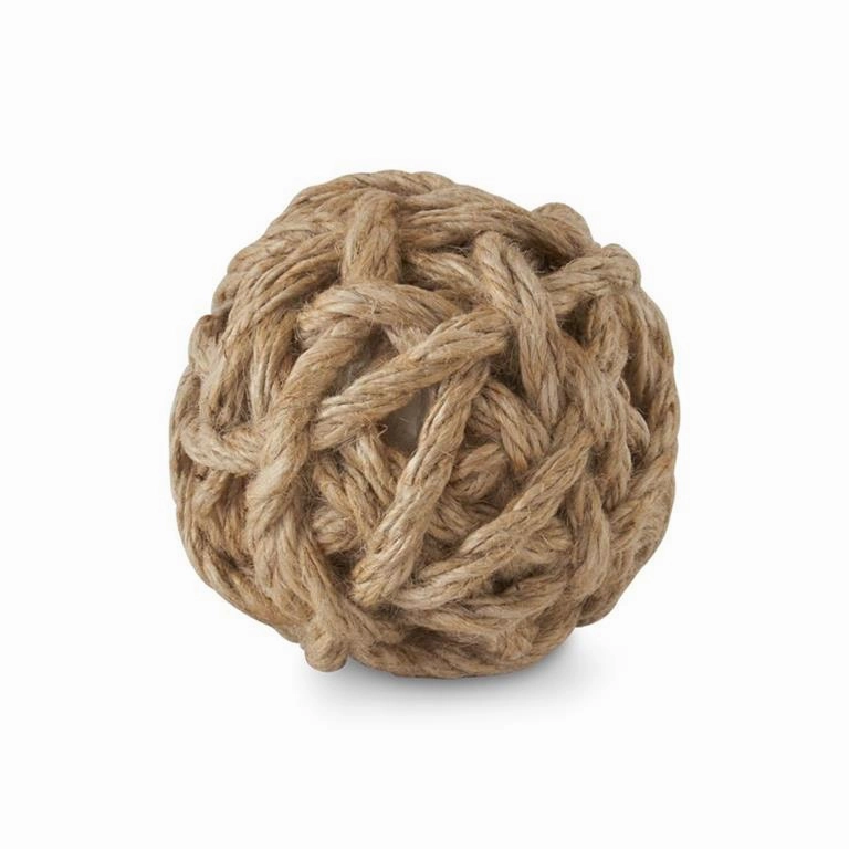 4" Natural Tan Seagrass Ball interior room decor