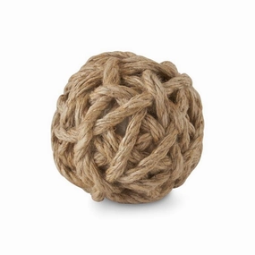 4" Natural Tan Seagrass Ball interior room decor
