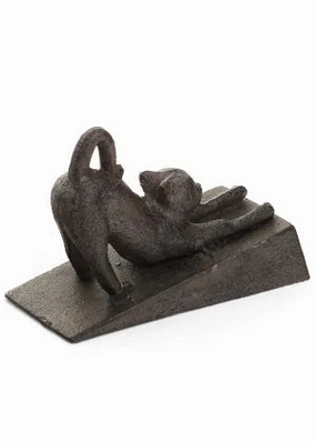 5X4 Iron Cat Door Stopper interior room decor