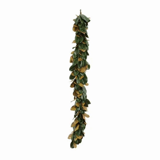 6' Faux Magnolia Leaf Garland