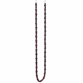 6' Wood Bead Garland (Brown) interior room decor