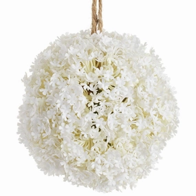 6" Snowball Orb (White) interior room decor