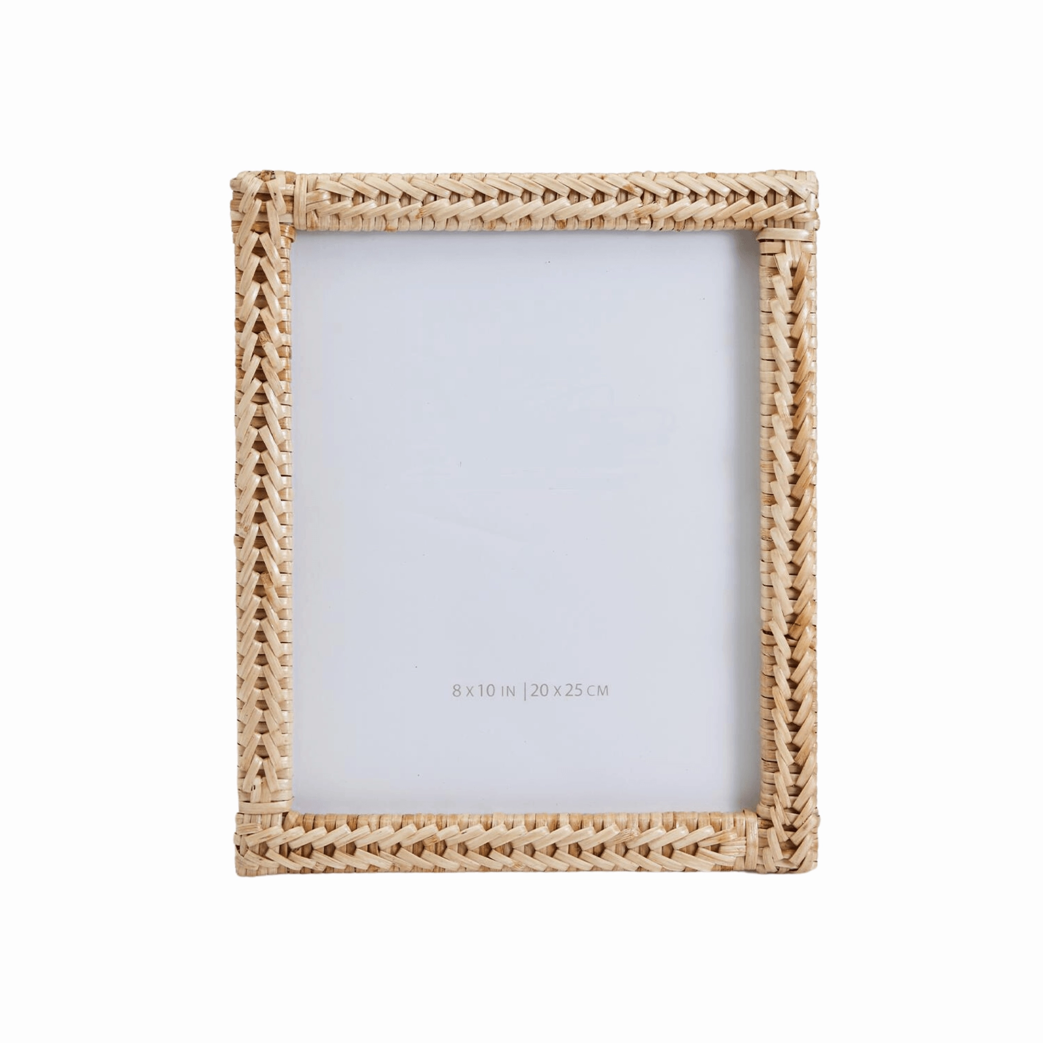 8x10 Woven Rattan Picture Frame home display ornament