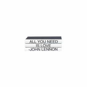 "All You Need Is Love" Decorative Books home display ornament