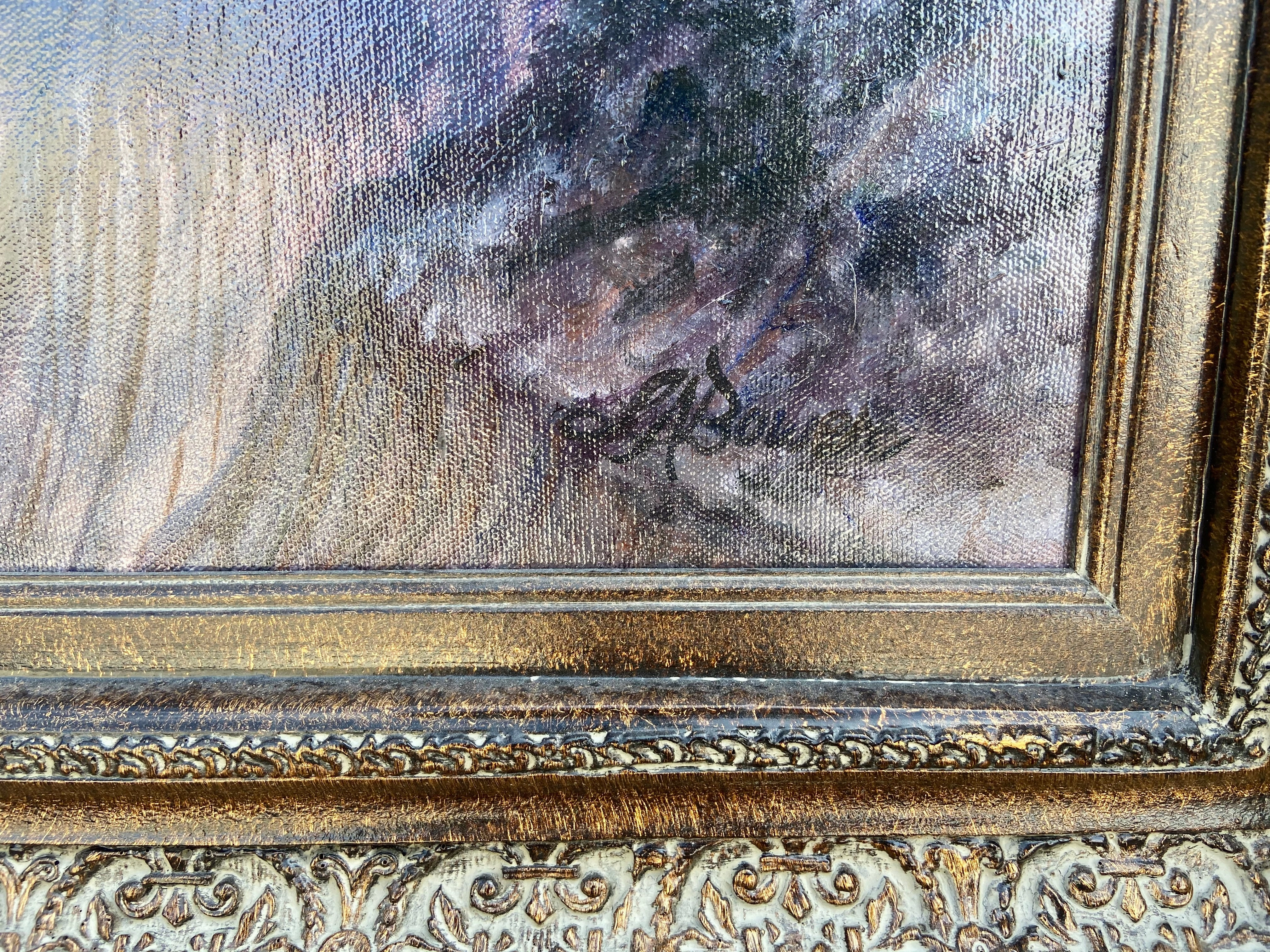 "STORM ON THE GRAND CANYON" OIL PAINTING BY LOU ANN BOWER