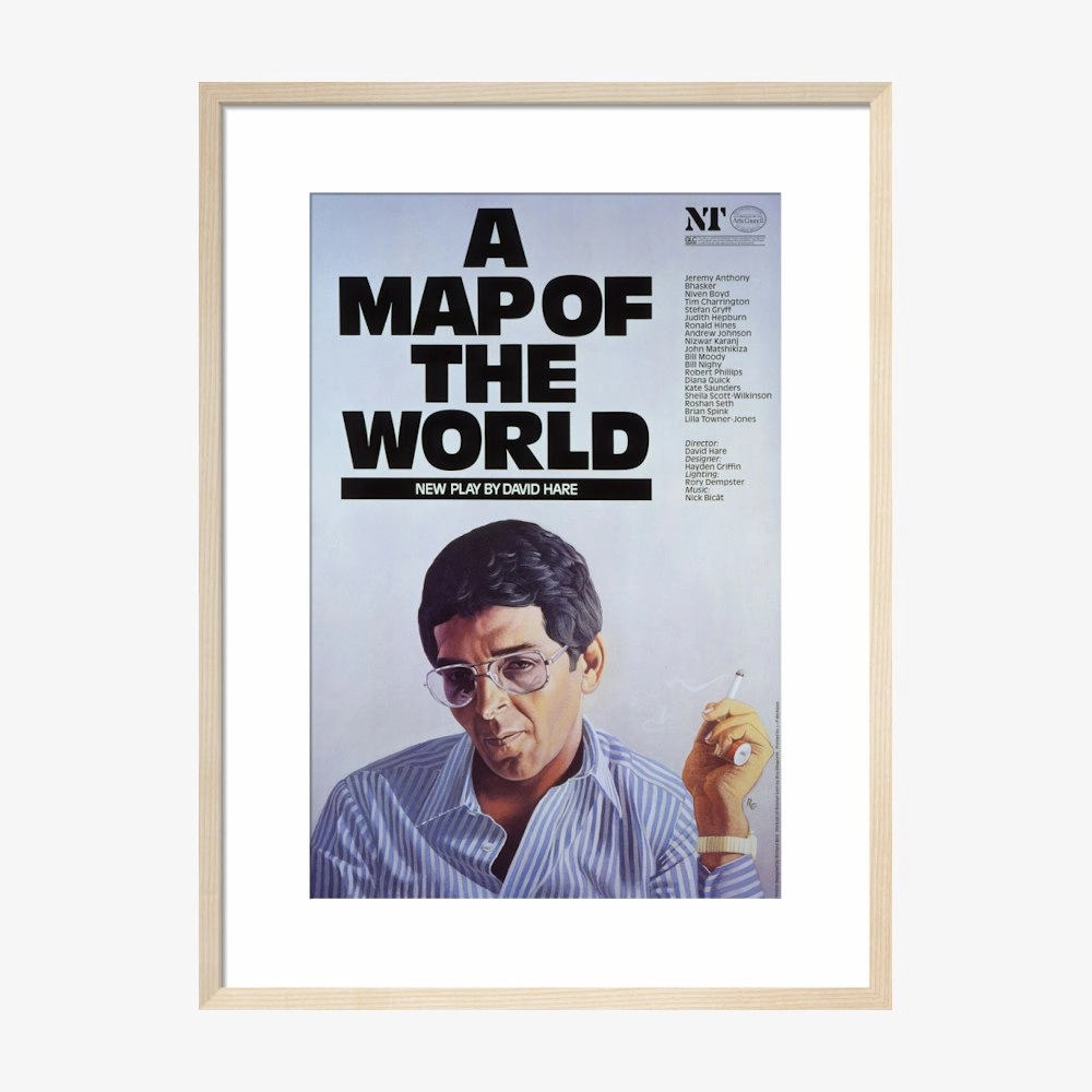 A Map of the World 1983 Print