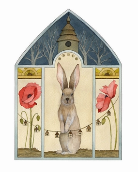 A Poppy Home - Art Print framed wall decor