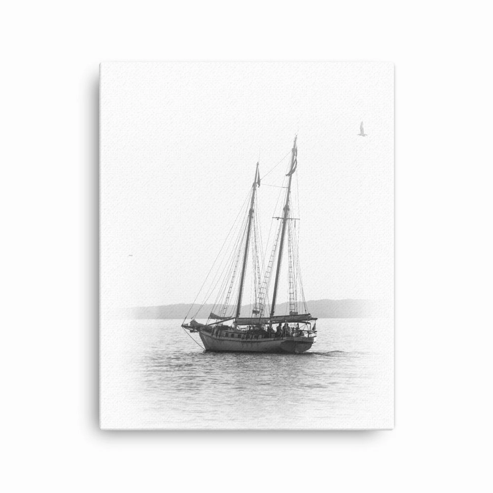 a sailboat - canvas