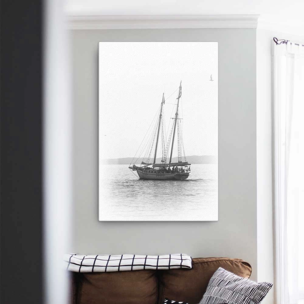 a sailboat - canvas
