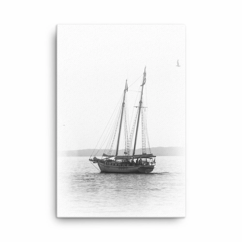 a sailboat - canvas