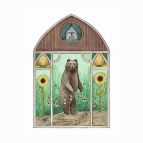 A Sunflower Home Art Print framed wall decor