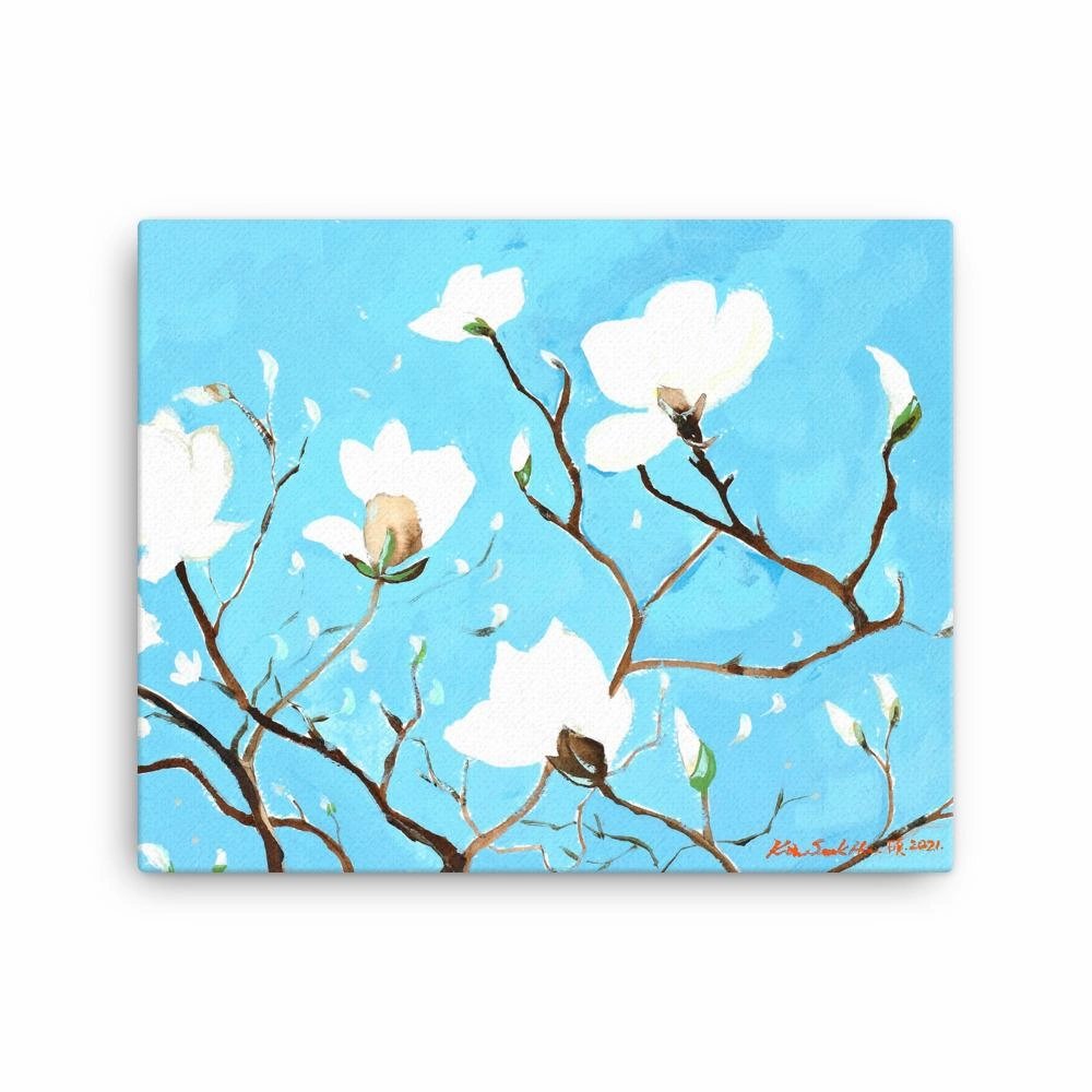 A Thousand, Shiny Magnolia - Leinwand