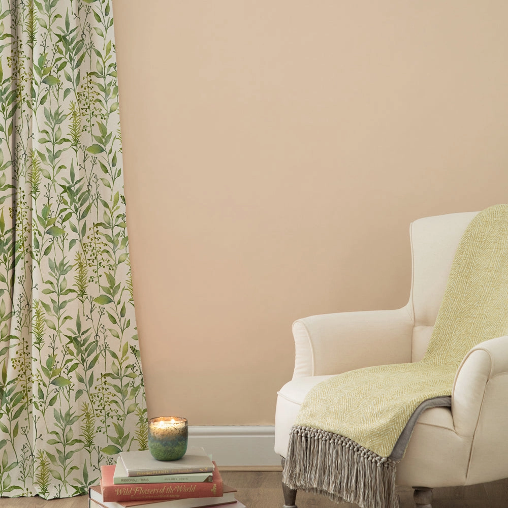 Aberduna Printed Cotton Fabric (By The Metre) Linen