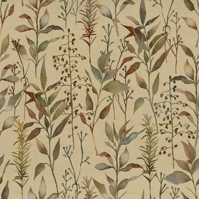 Aberduna Printed Cotton Fabric (By The Metre) Mulberry elegant table cloth  