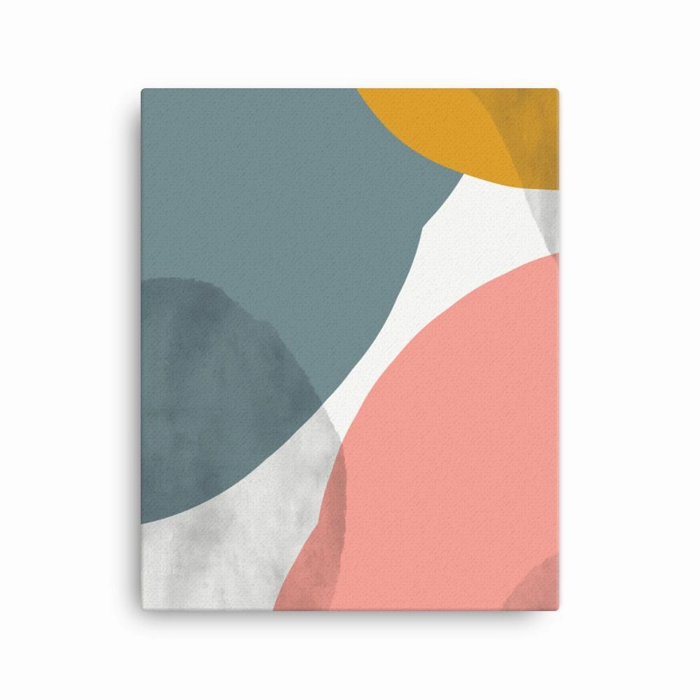 Abstract Circles - Leinwand