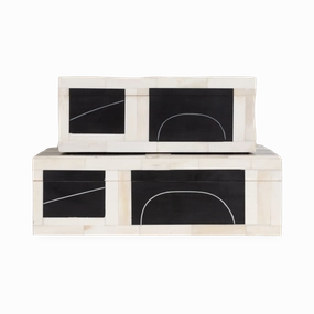 Abstract Loop Box elegant wall decor
