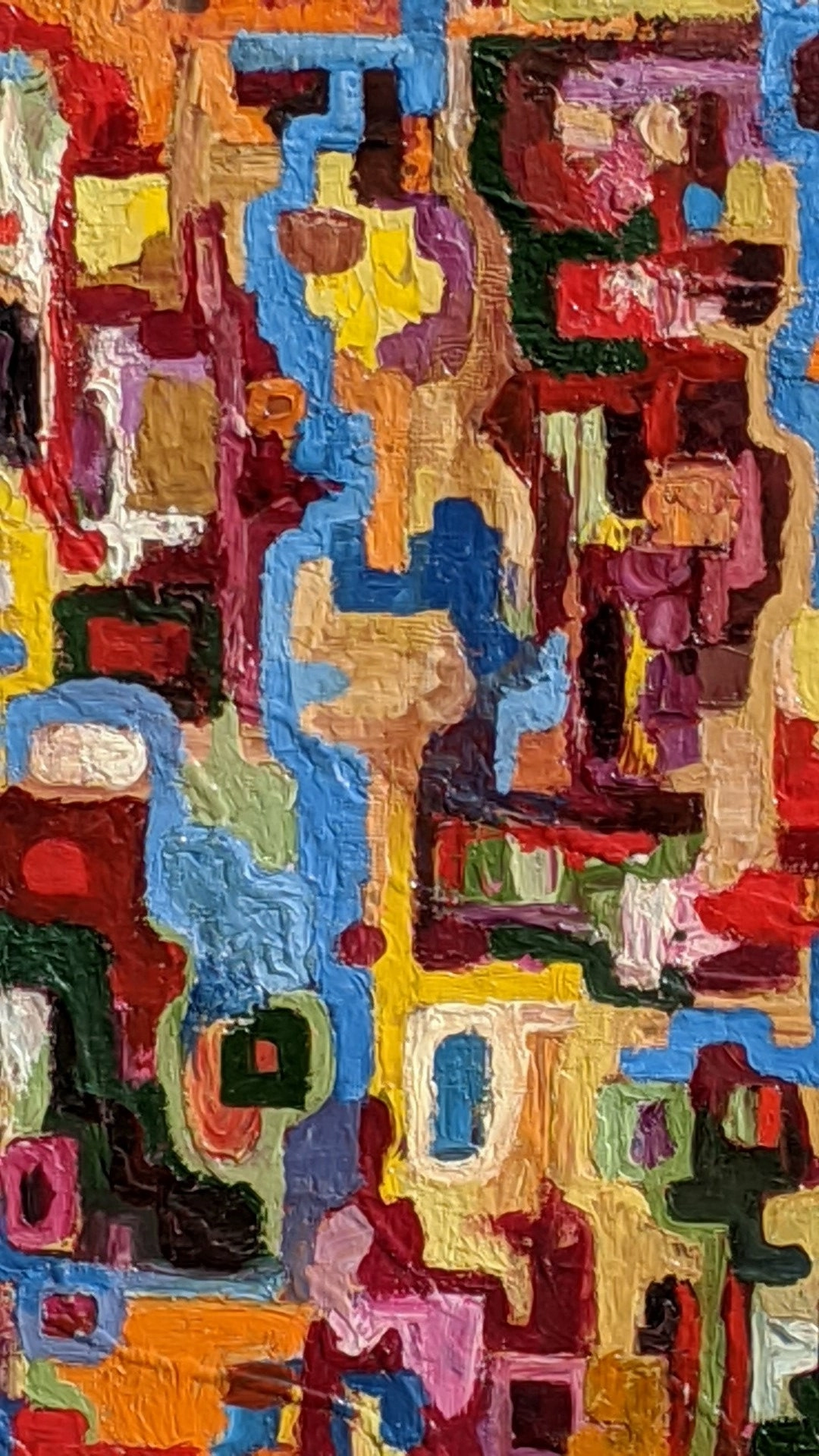 ABSTRACT OIL PAINTING BY KURT MUKULA #2
