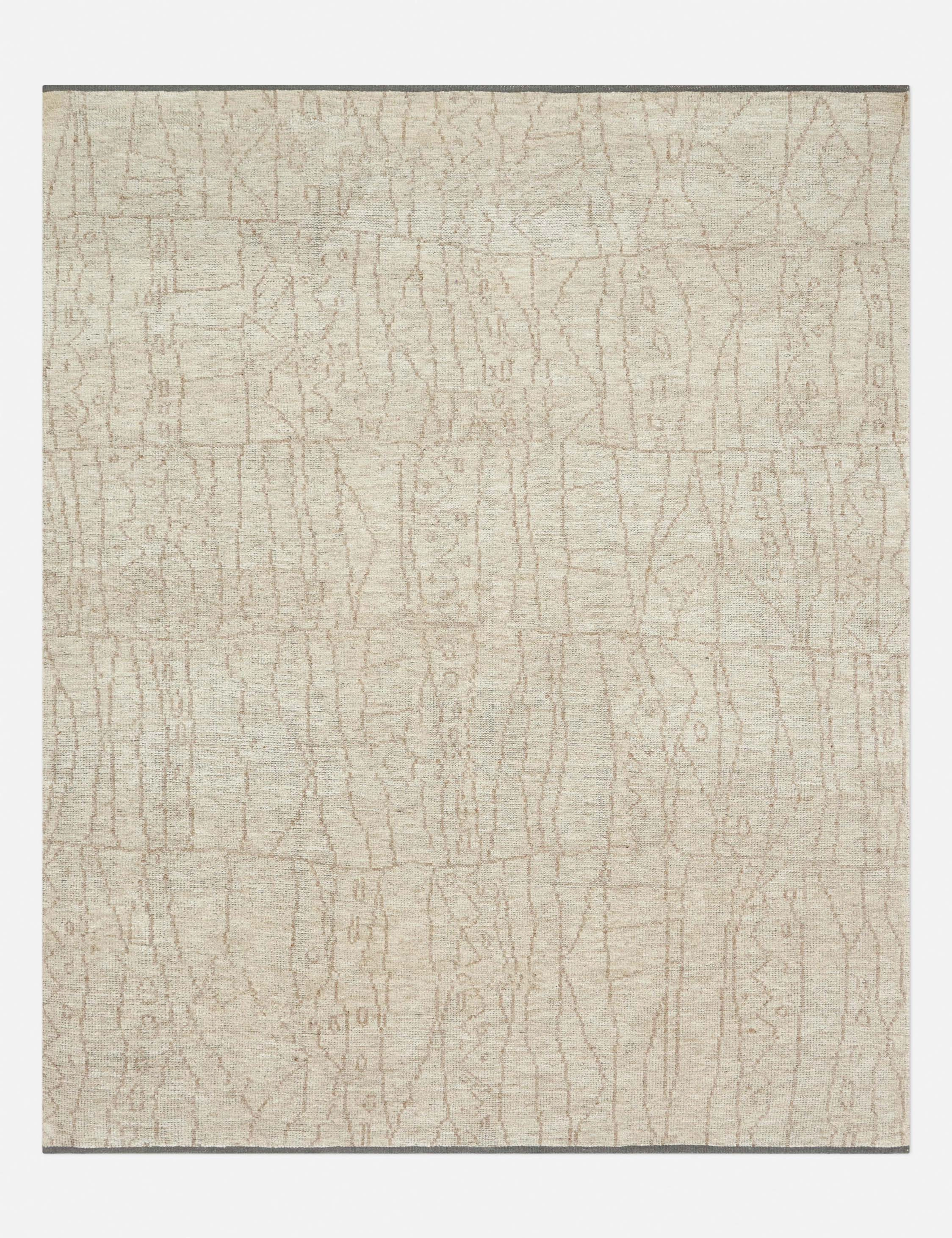 Acala Hand-Knotted Wool-Blend Rug trendy fashion rug