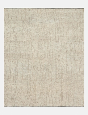 Acala Hand-Knotted Wool-Blend Rug trendy fashion rug
