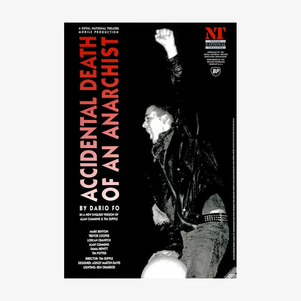 Accidental Death of an Anarchist 1991 Print aesthetic poster wallpaper