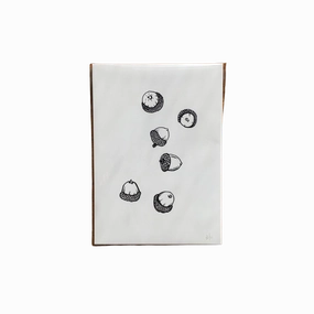 Acorns 5" x 7" Art Print framed wall decor