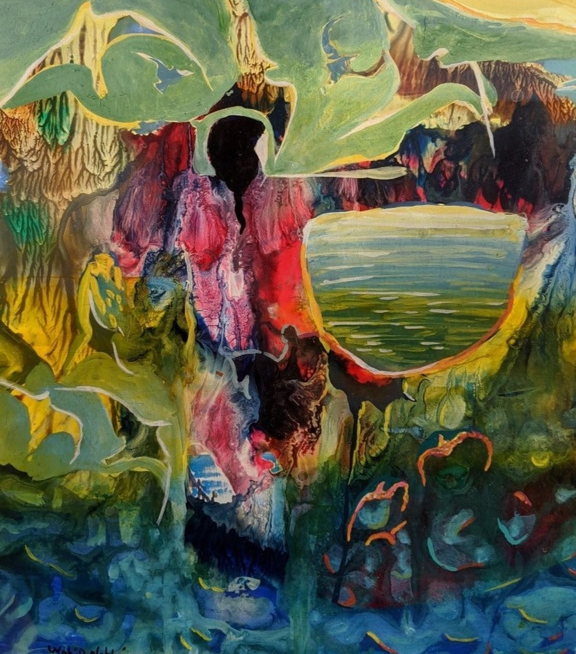 ACRYLIC PAINTING "DAYDREAM" BY WAHLID NAHLE
