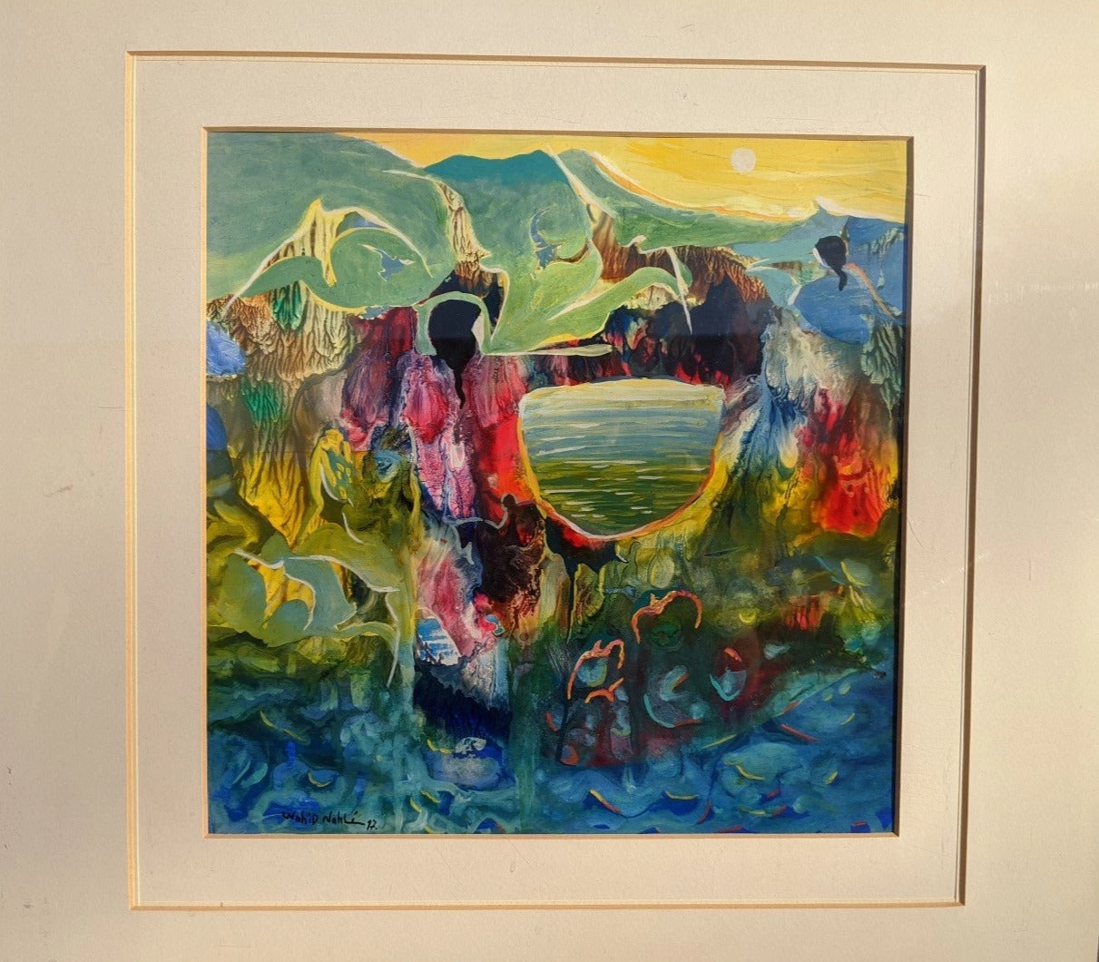 ACRYLIC PAINTING "DAYDREAM" BY WAHLID NAHLE