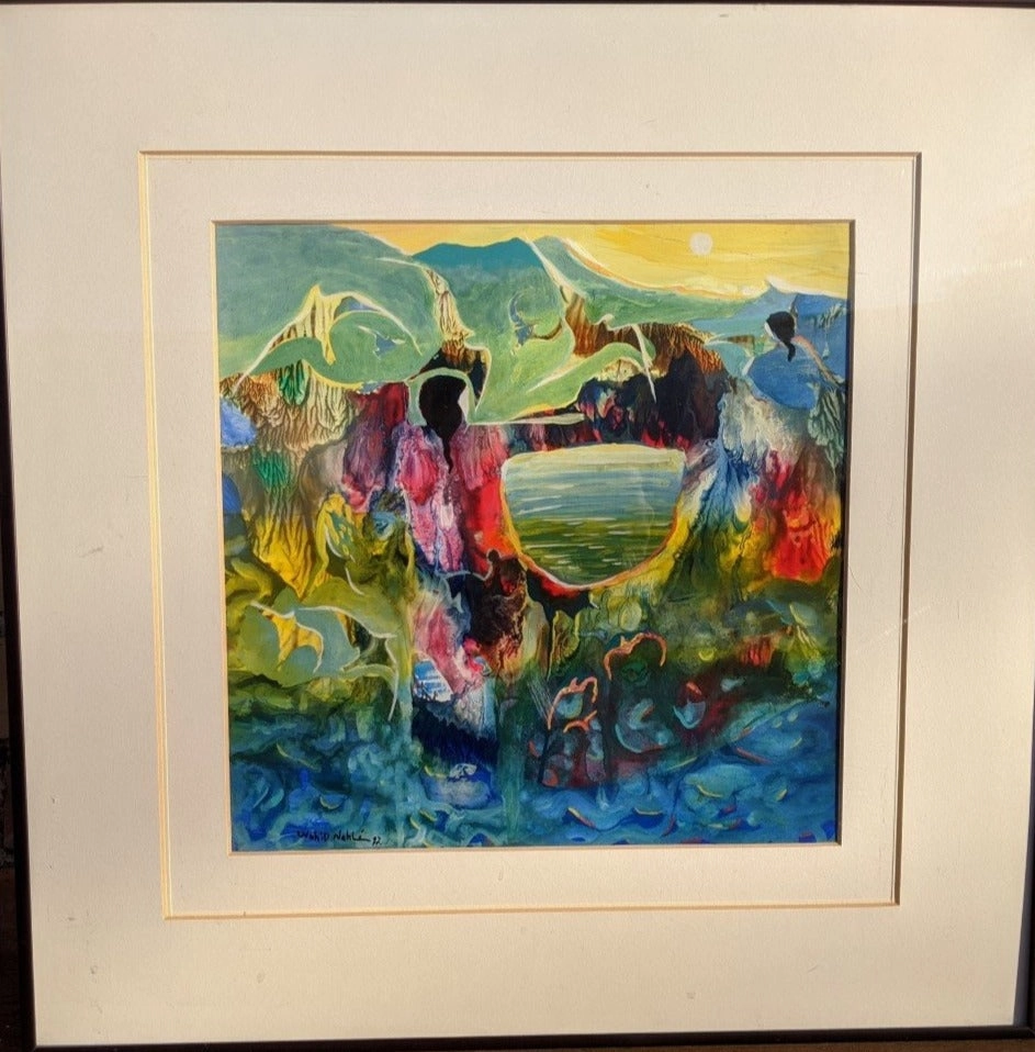 ACRYLIC PAINTING "DAYDREAM" BY WAHLID NAHLE