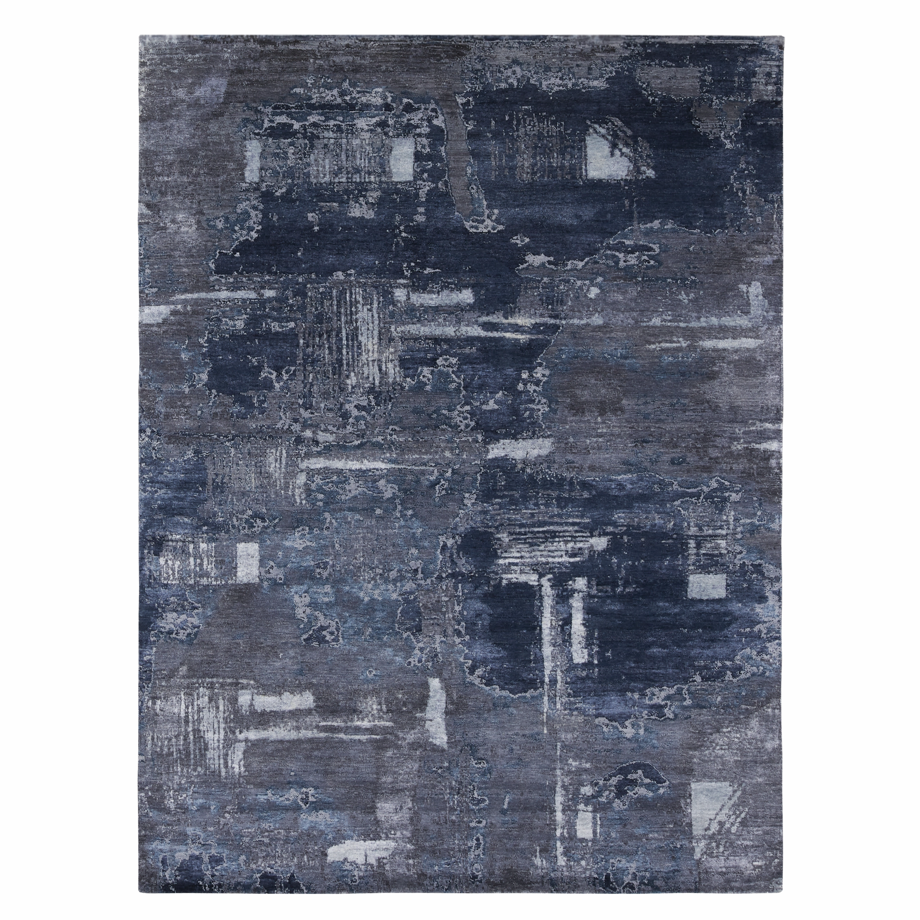 Addie Blue minimalist everyday rug