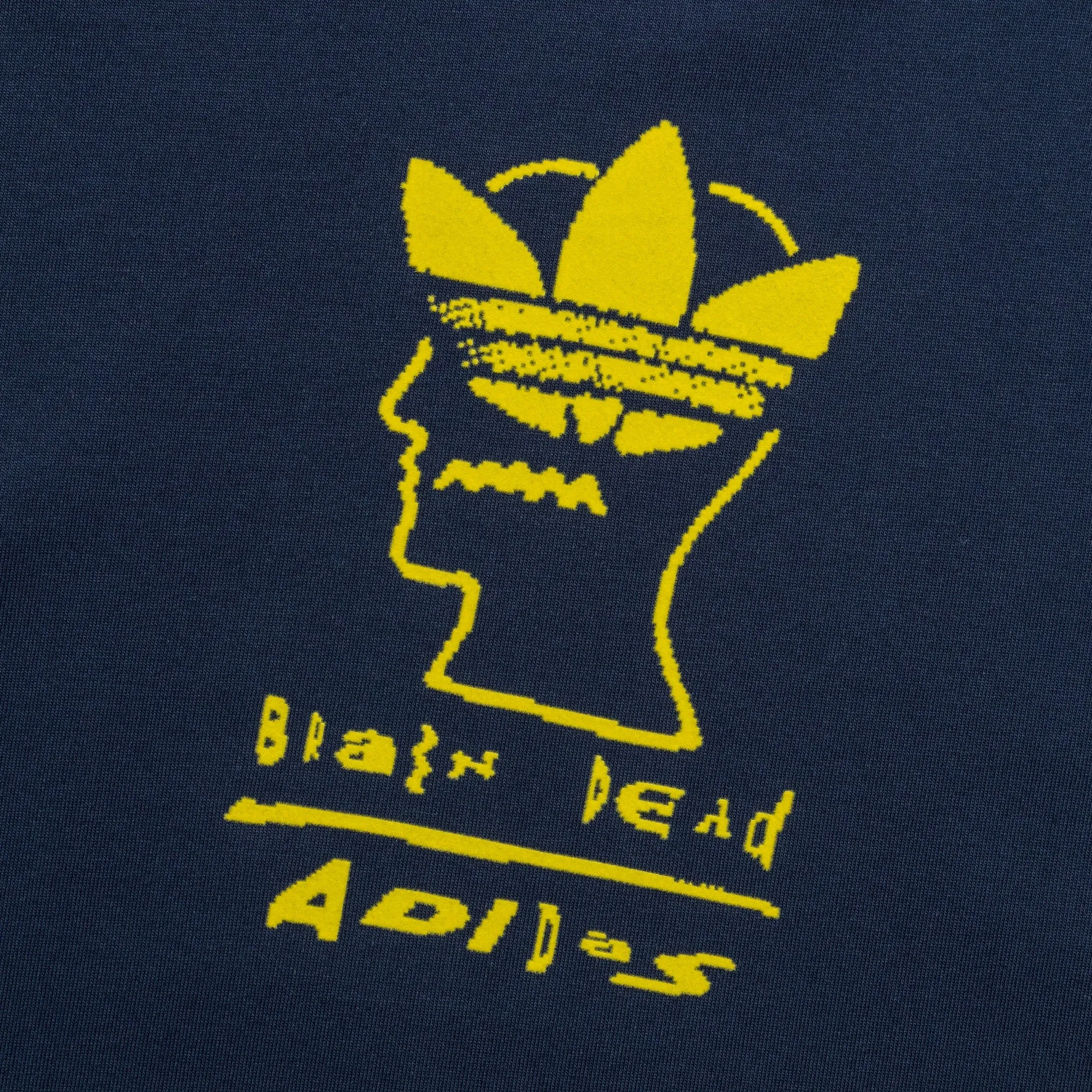 Adidas Kleidung T-Shirt x Brain Dead - College-Navy