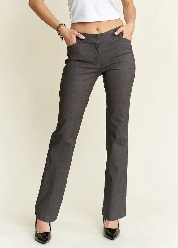 ADORA Regular Rise Slim Bootcut Hose