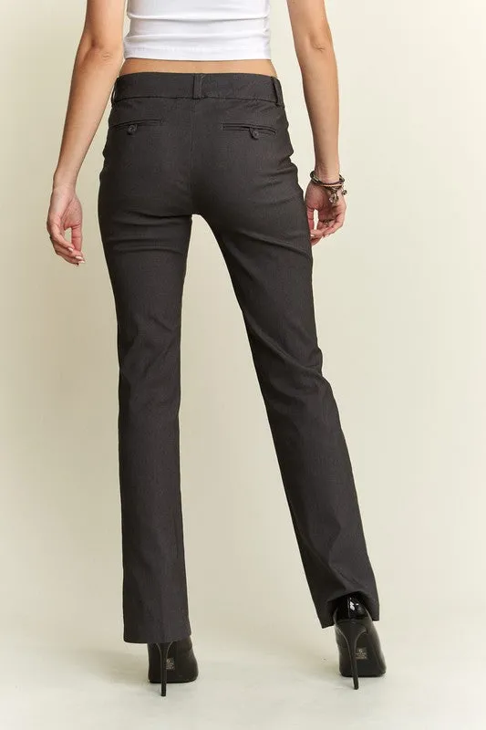 ADORA Regular Rise Slim Bootcut Hose