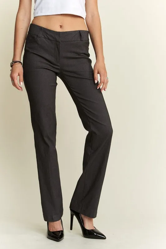 ADORA Regular Rise Slim Bootcut Hose