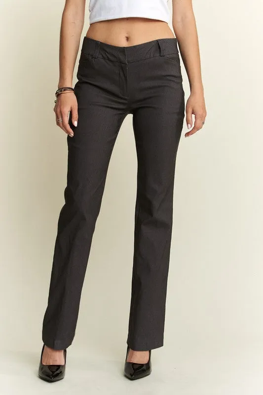 ADORA Regular Rise Slim Bootcut Hose