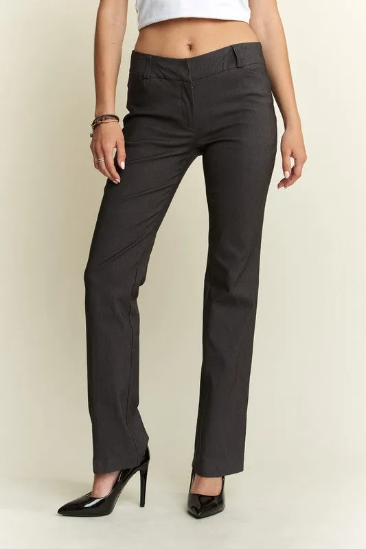 ADORA Regular Rise Slim Bootcut Hose
