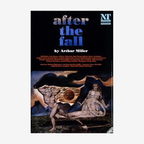 After the Fall 1990 Print vintage woodcut wallpaper