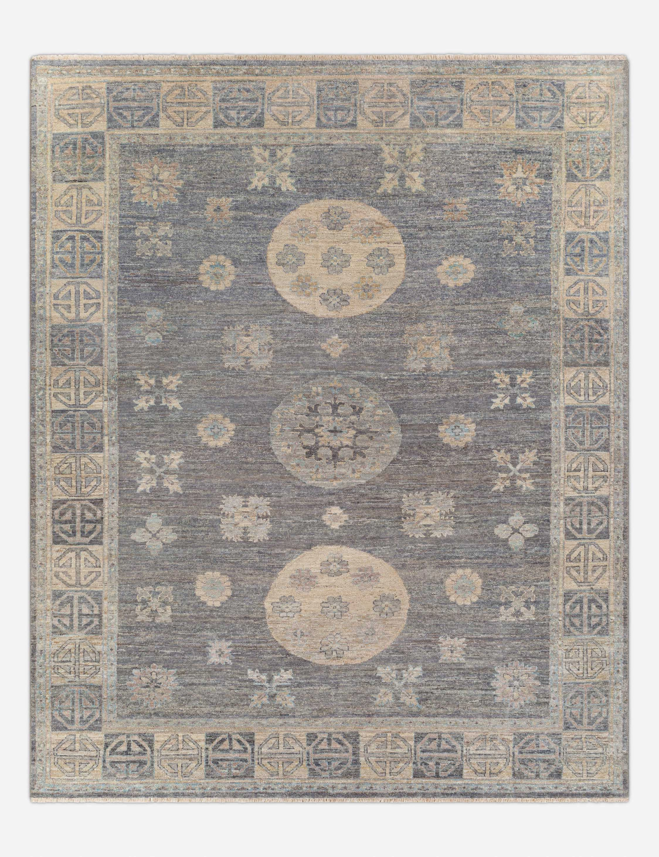 Aguirre Hand-Knotted Wool Rug trendy fashion rug
