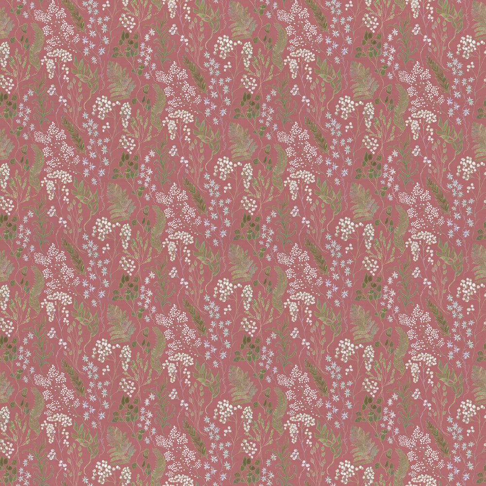 Aileana Printed Cotton Fabric (By The Metre) Rose