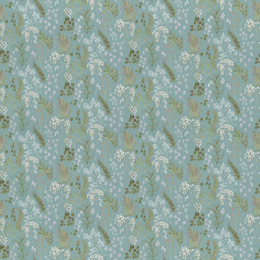 Aileana Printed Cotton Fabric (By The Metre) Tide