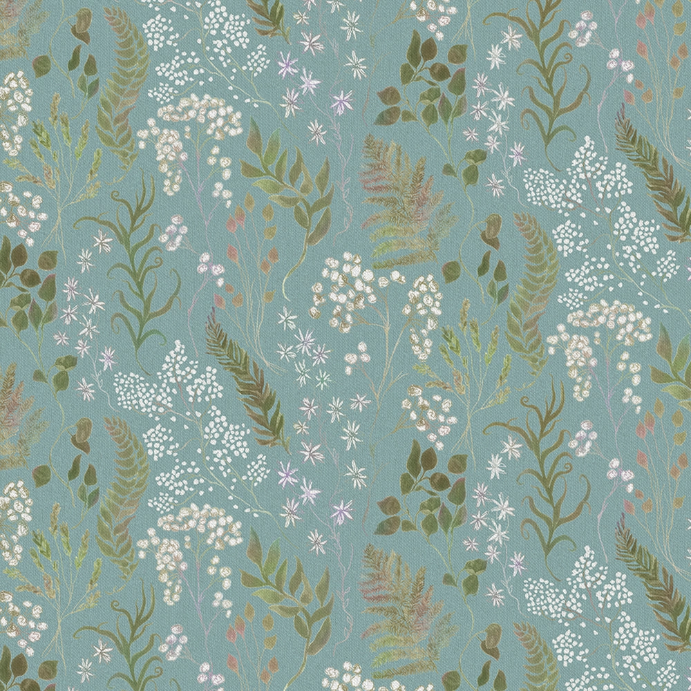 Aileana Printed Cotton Fabric (By The Metre) Tide elegant table cloth  