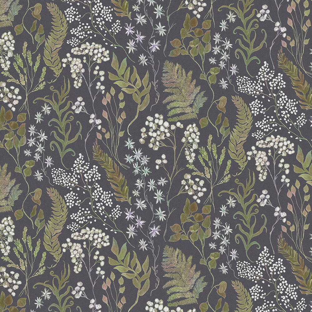 Aileana Printed Fabric (By The Metre) Aster elegant table cloth  